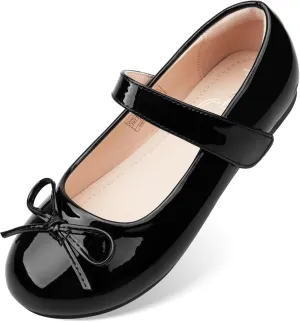Stelle Girls Mary Jane School Flats Flower Wedding Uniform Party ShoesToddler/Little Kids/Big Kids