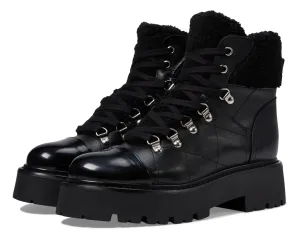 Steve Madden Black Quilted Platform Boots New Without Box Size [8]