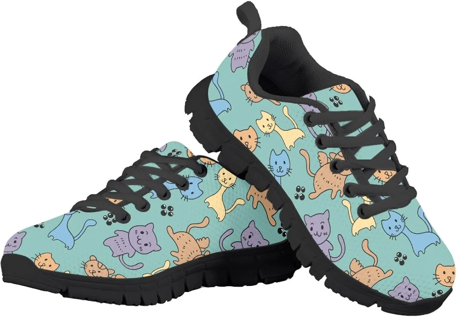 SYtrade Kid's Sneakers Girls Lace-Up Sneakers for Little Kid/Big Kid Youth Shoes