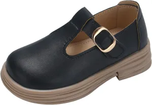 Toddler Girl Mary Jane Dress Shoes School Oxford Flats for Girl Party Shoes Wedding Uniform Platform Shoes