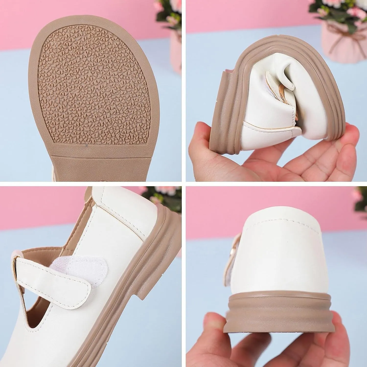Toddler Girl Mary Jane Dress Shoes School Oxford Flats for Girl Party Shoes Wedding Uniform Platform Shoes