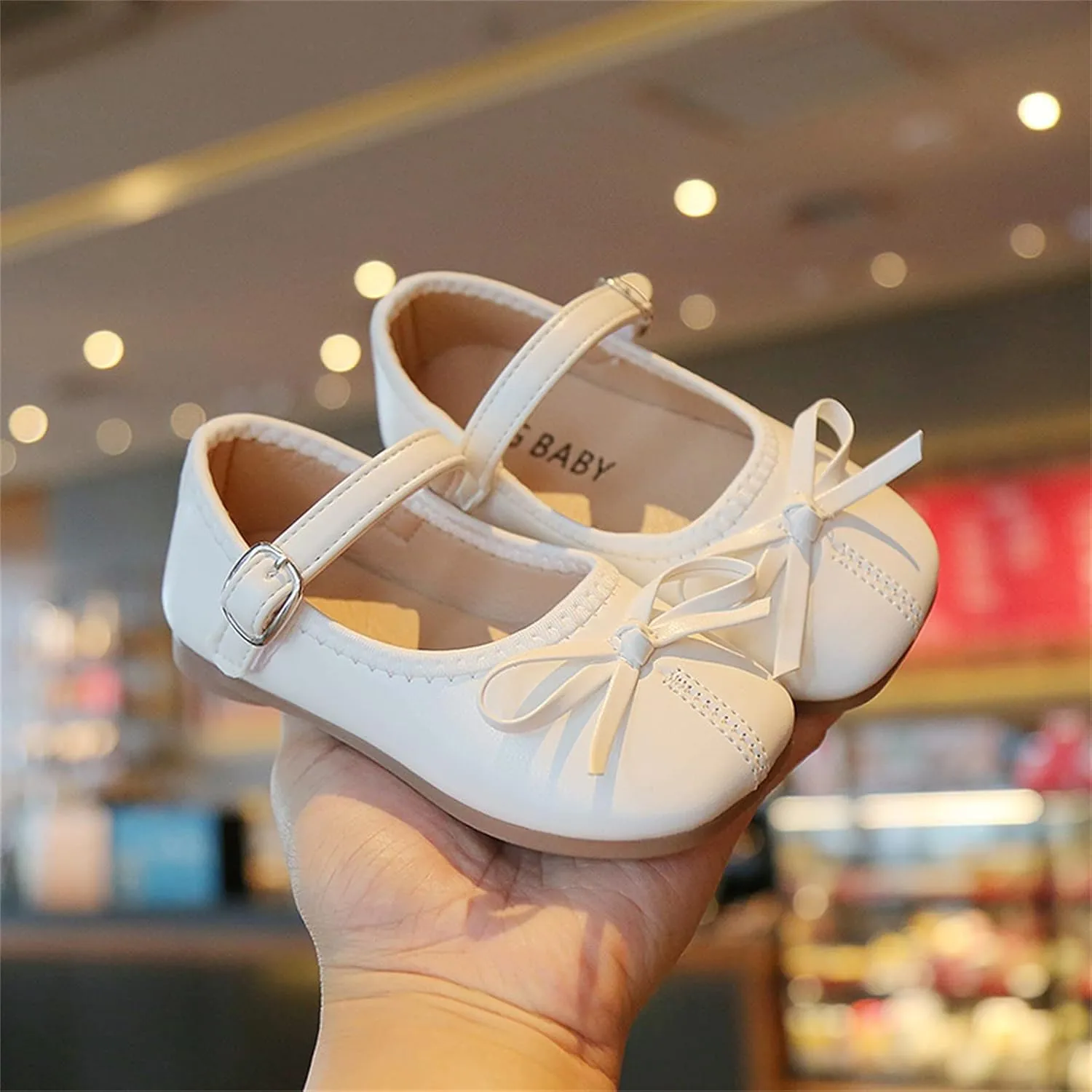 Toddler Girls Dress Shoes Bow Slip On Mary Jane Ballet Flats Girl School Party Wedding Shoes School Girl Shoes