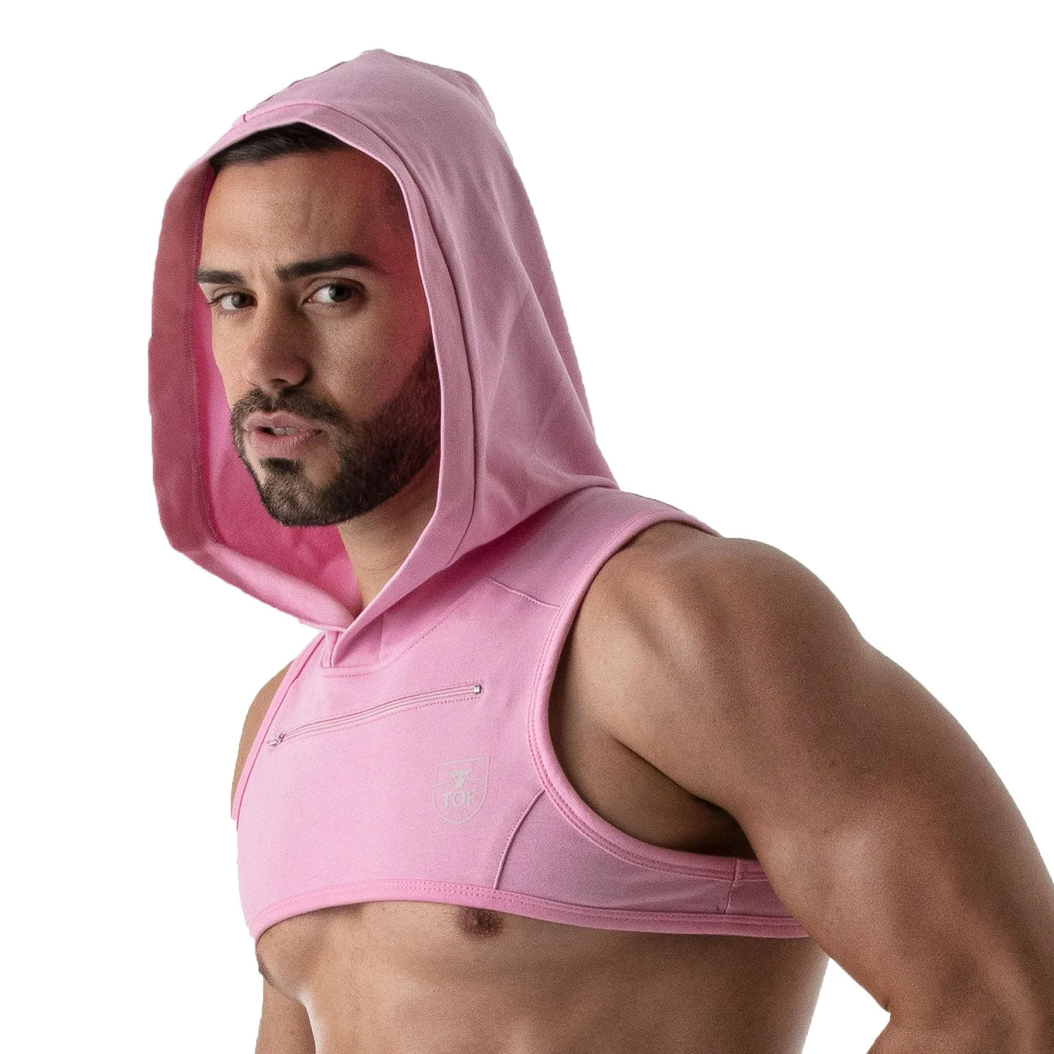 TOF Paris Paris Hoodie Harness Pink
