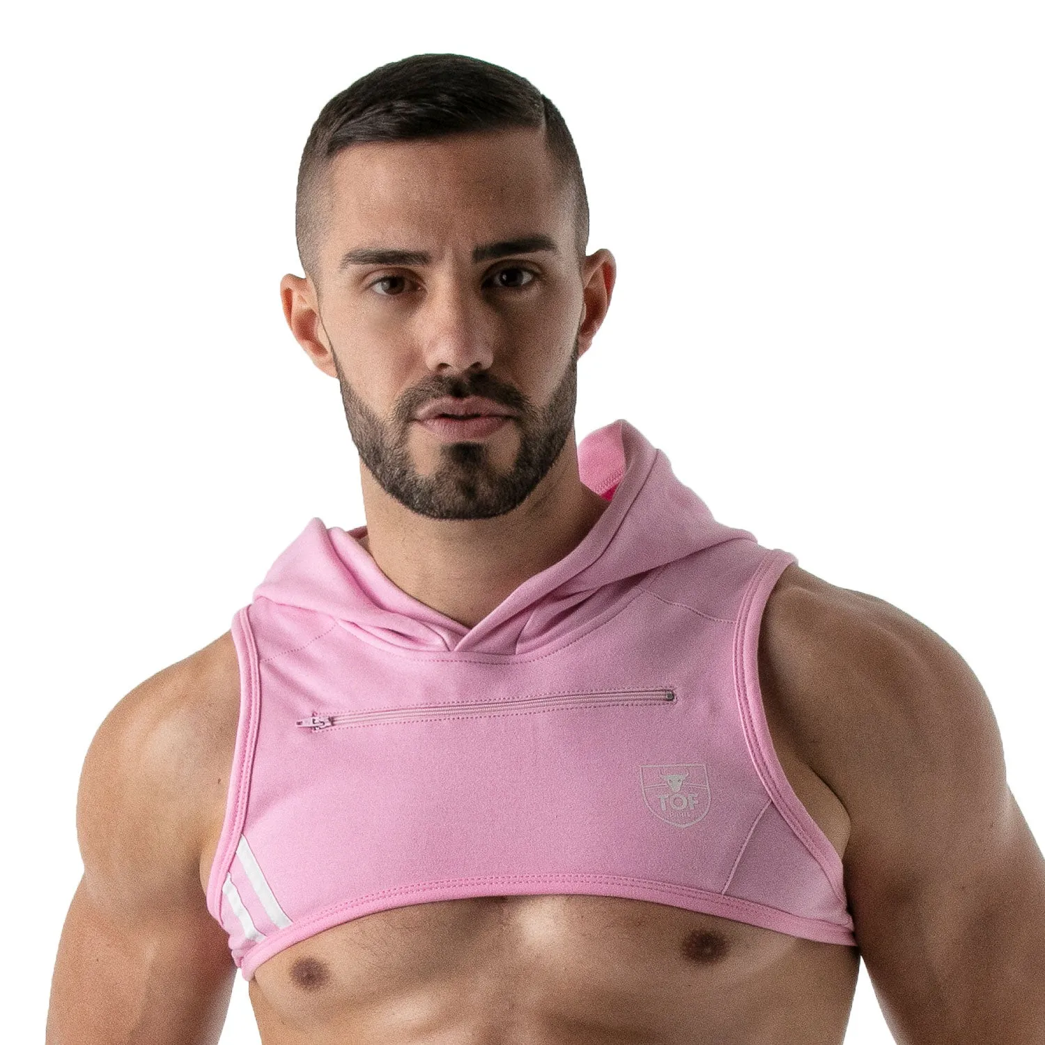 TOF Paris Paris Hoodie Harness Pink
