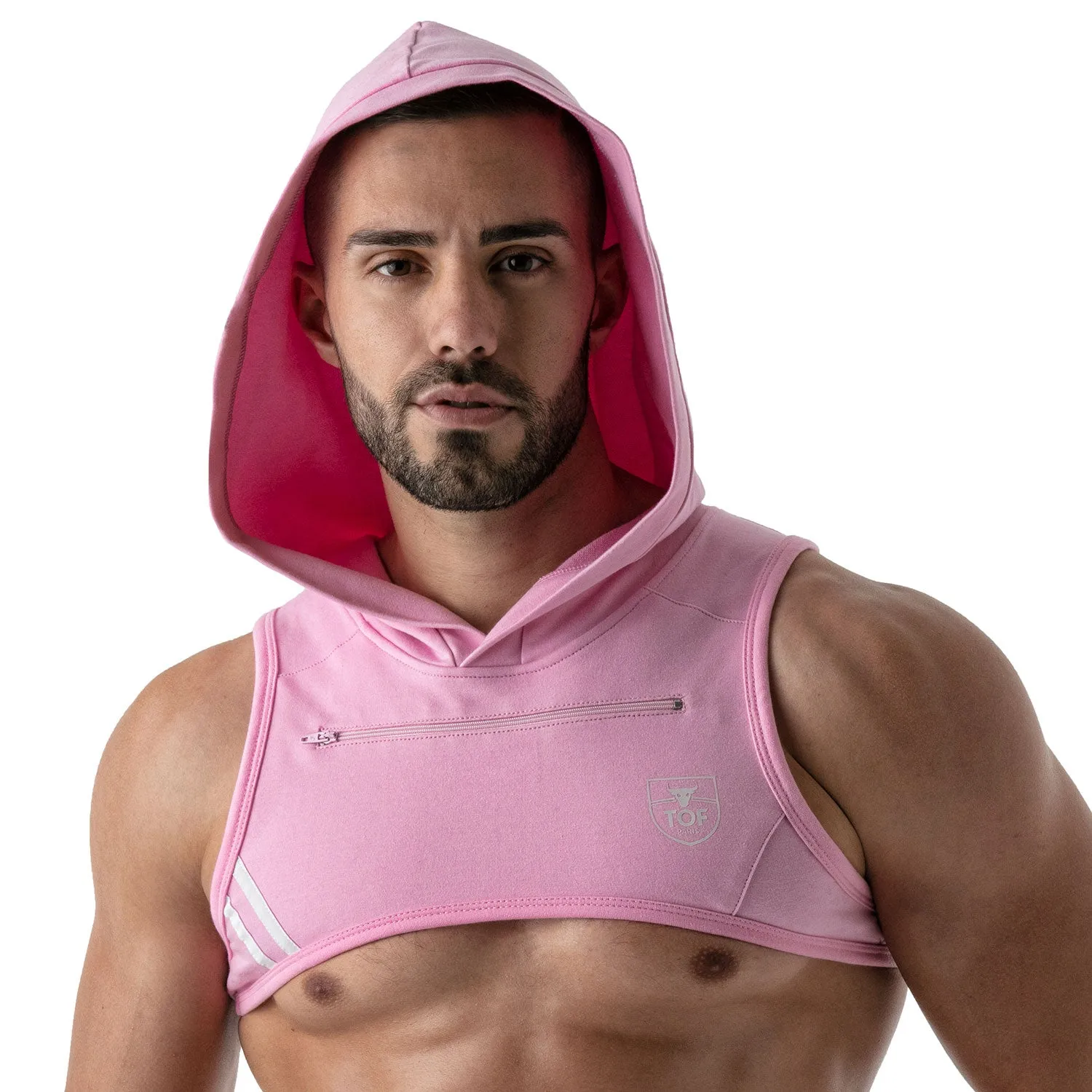 TOF Paris Paris Hoodie Harness Pink