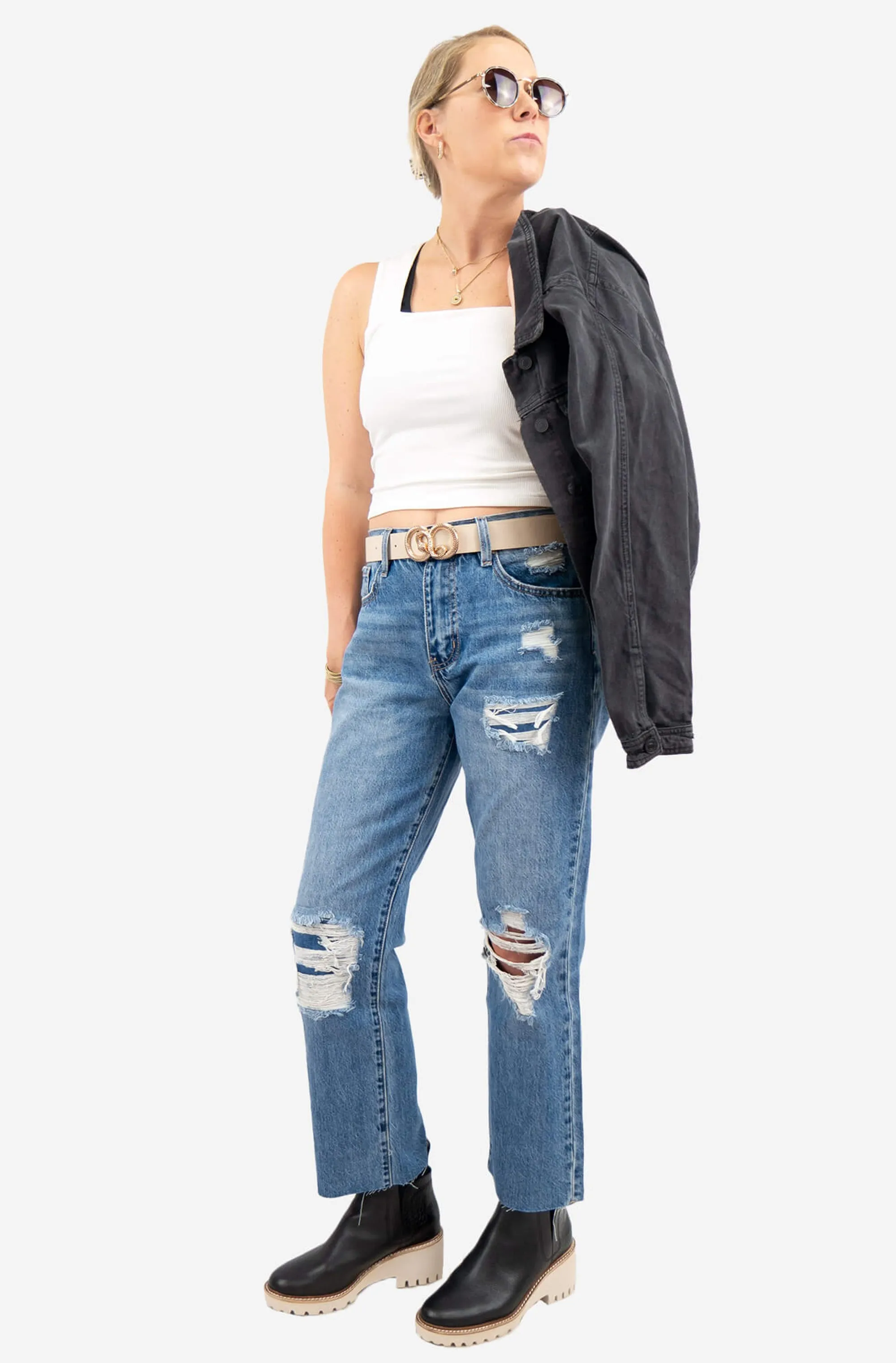 Ultra High Rise BF Jeans