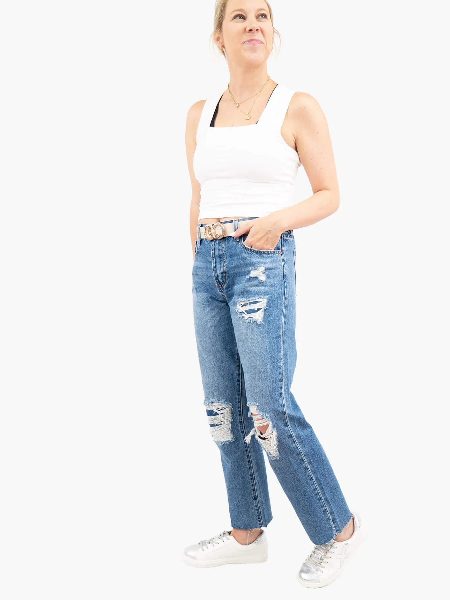 Ultra High Rise BF Jeans