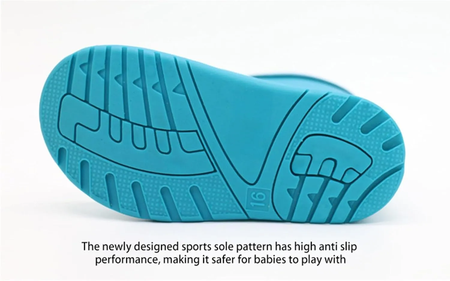 Unisex-Child Solid Rain Boots Baby Kids Easy On Rain Shoes Boots For Toddler Little Kid Lightweight Rainy Boys Boots