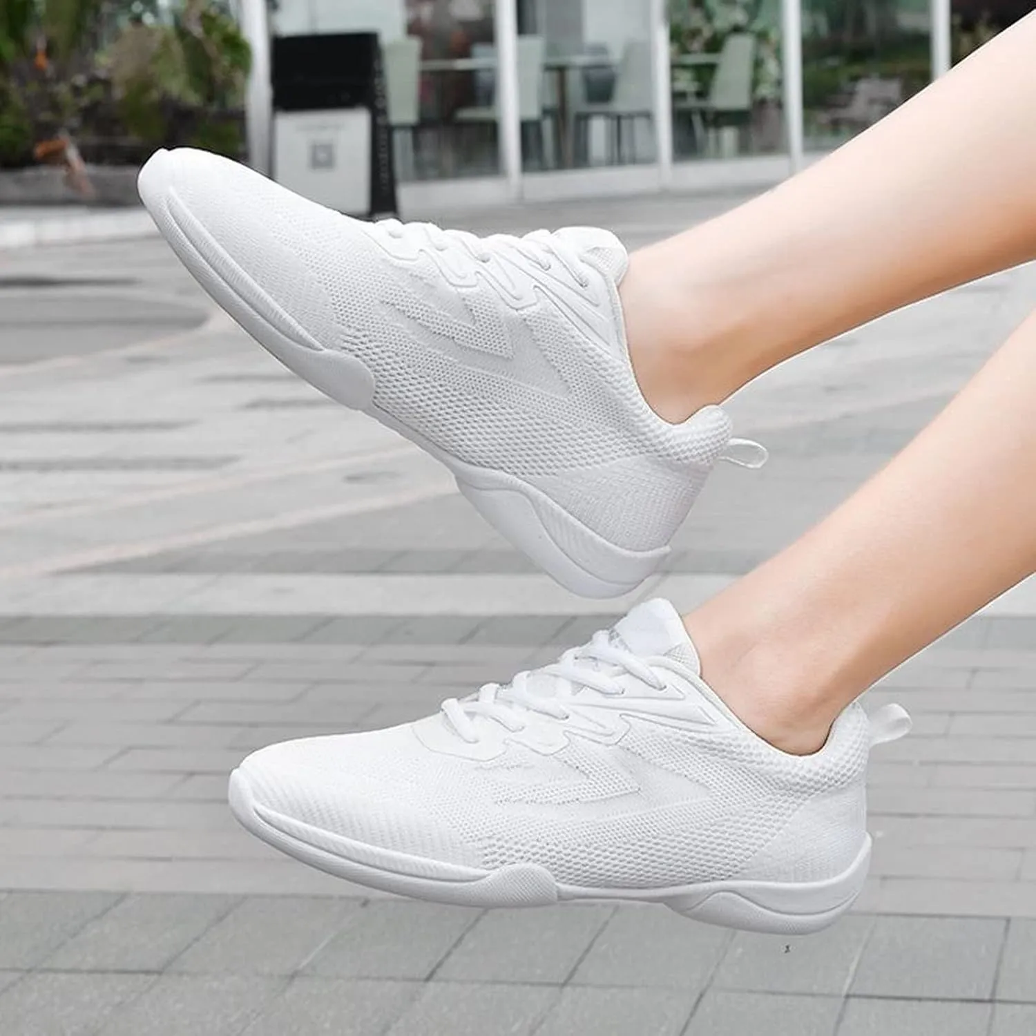 Womens Lace Up Sneakers Women Walking Tennis Shoes Mens Dress Shoes Jogging Men Casual Dress Shoes White Sneakers Platform Tennis Shoe Cross Trainer Shoe