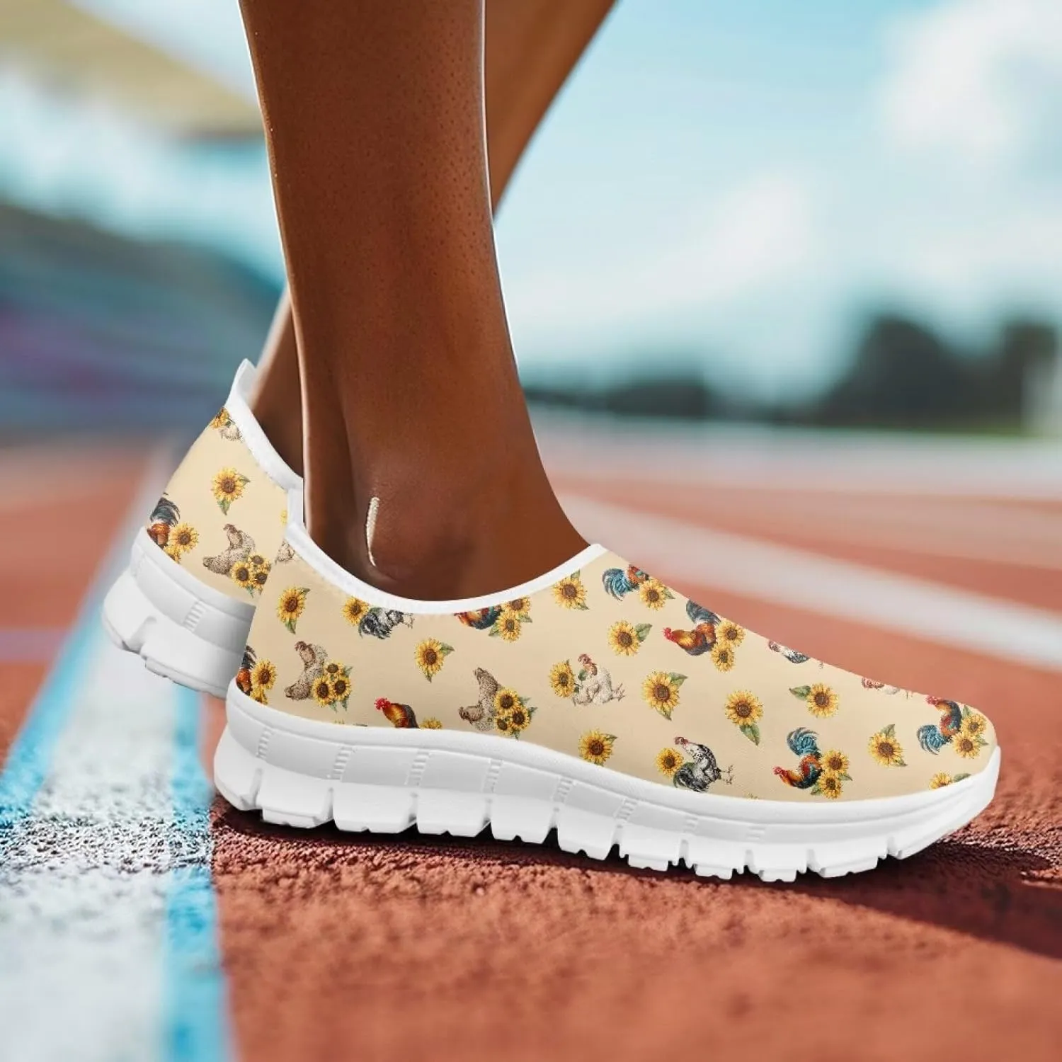 Women's Slip on Loafers Walking Sneakers Breathable Athletic Tennis Running Shoes