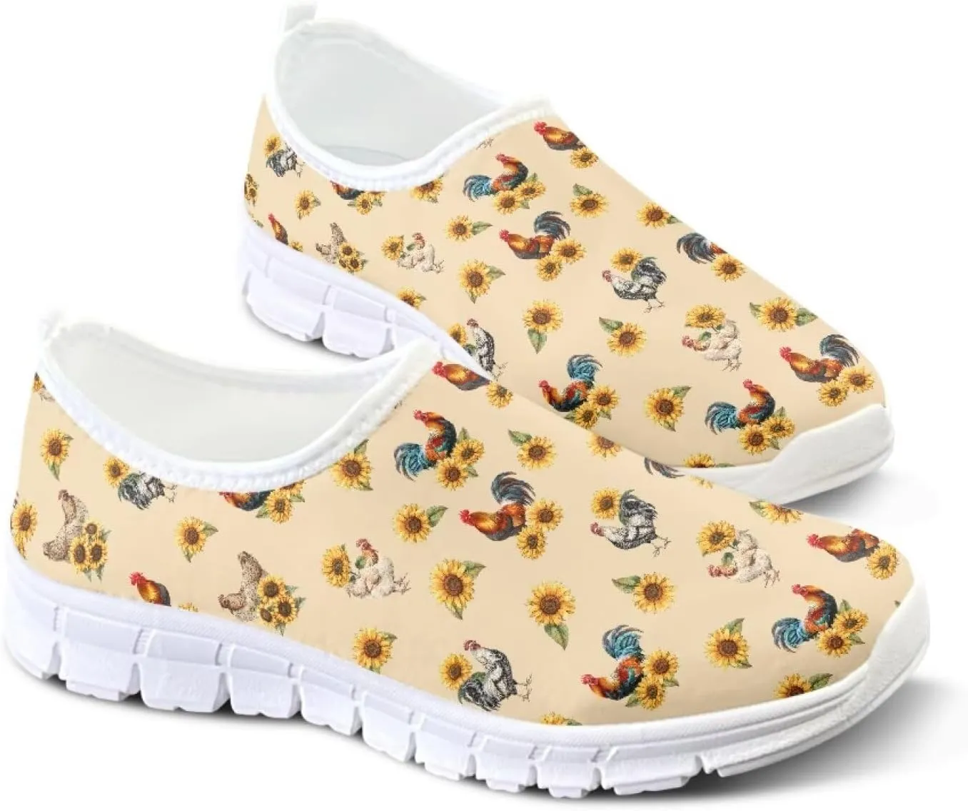 Women's Slip on Loafers Walking Sneakers Breathable Athletic Tennis Running Shoes