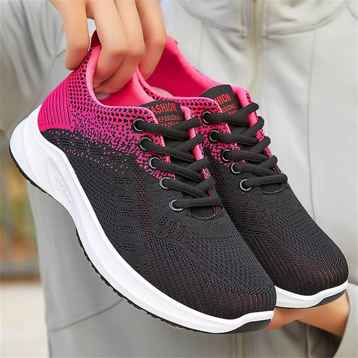 Women's Sneakers Athletic Sport Running Shoes Lace Up Mens Casual Shoes Breathable Men Casual Shoes Fashion Sneakers 2025 Slip On Tennis Shoe Trainers Shoe