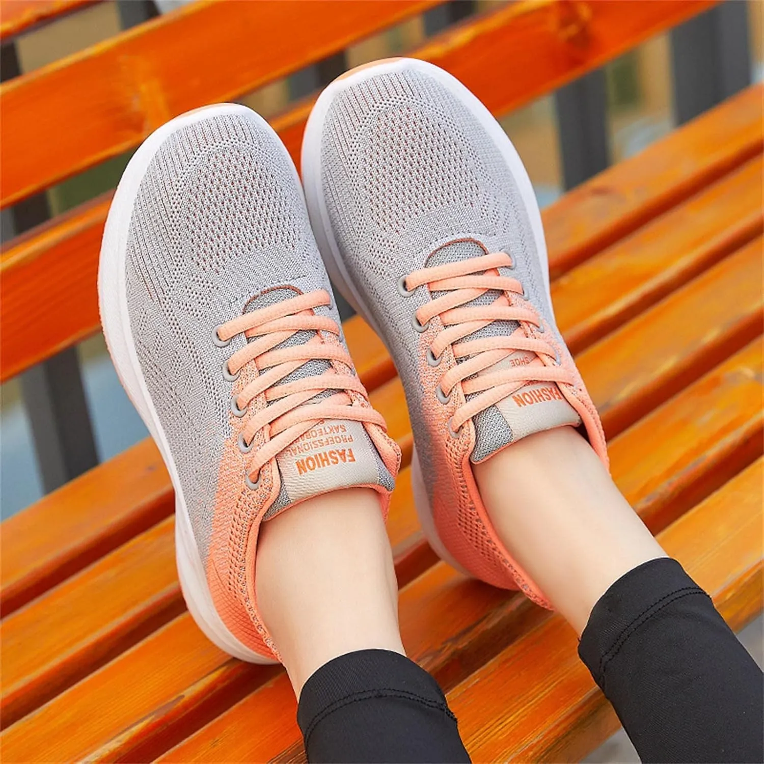 Womens Walking Shoes Lace Up Lightweight Memory Foam Cheer Running Shoes for Women Breathable Dress Casual Shoes Shoes Sneakers Tennis Shoe Cross Trainer Shoe