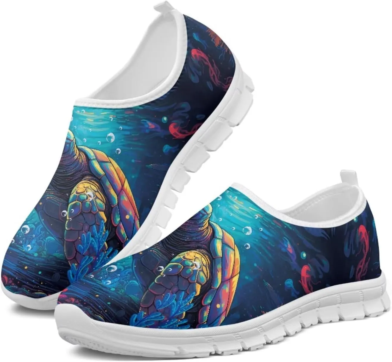 Womens Walking Shoes Slip on Loafers Tennis Shoes Casual Mesh Running Sneakers
