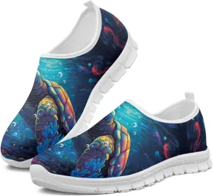 Womens Walking Shoes Slip on Loafers Tennis Shoes Casual Mesh Running Sneakers