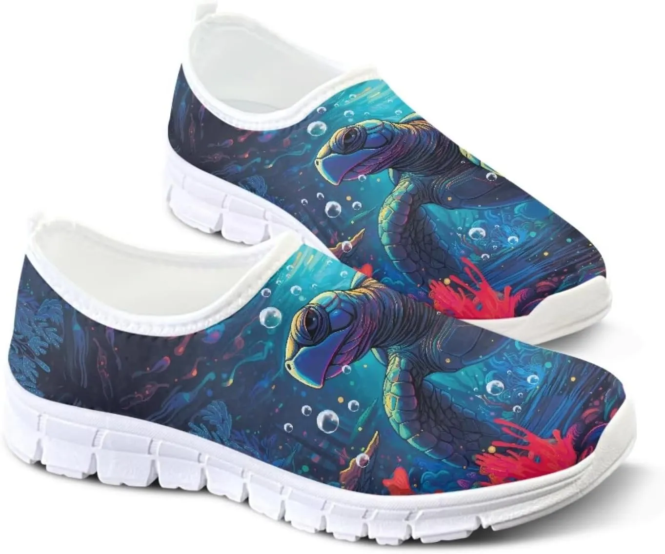 Womens Walking Shoes Slip on Loafers Tennis Shoes Casual Mesh Running Sneakers