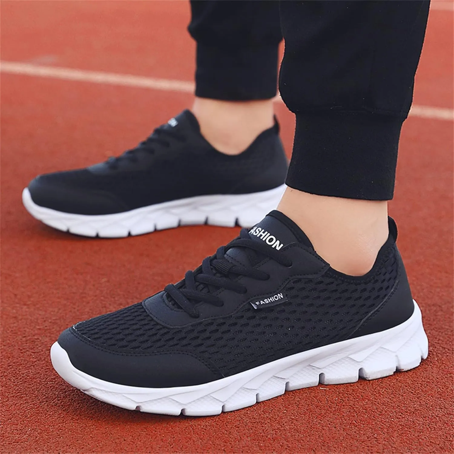 Women's Walking Sock Shoes Elastic Knit Lightweight Mens Dress Shoes Workout Women's Shoes Casual Black Platform Sneaker Red Tennis Shoe Cross Trainer Shoe