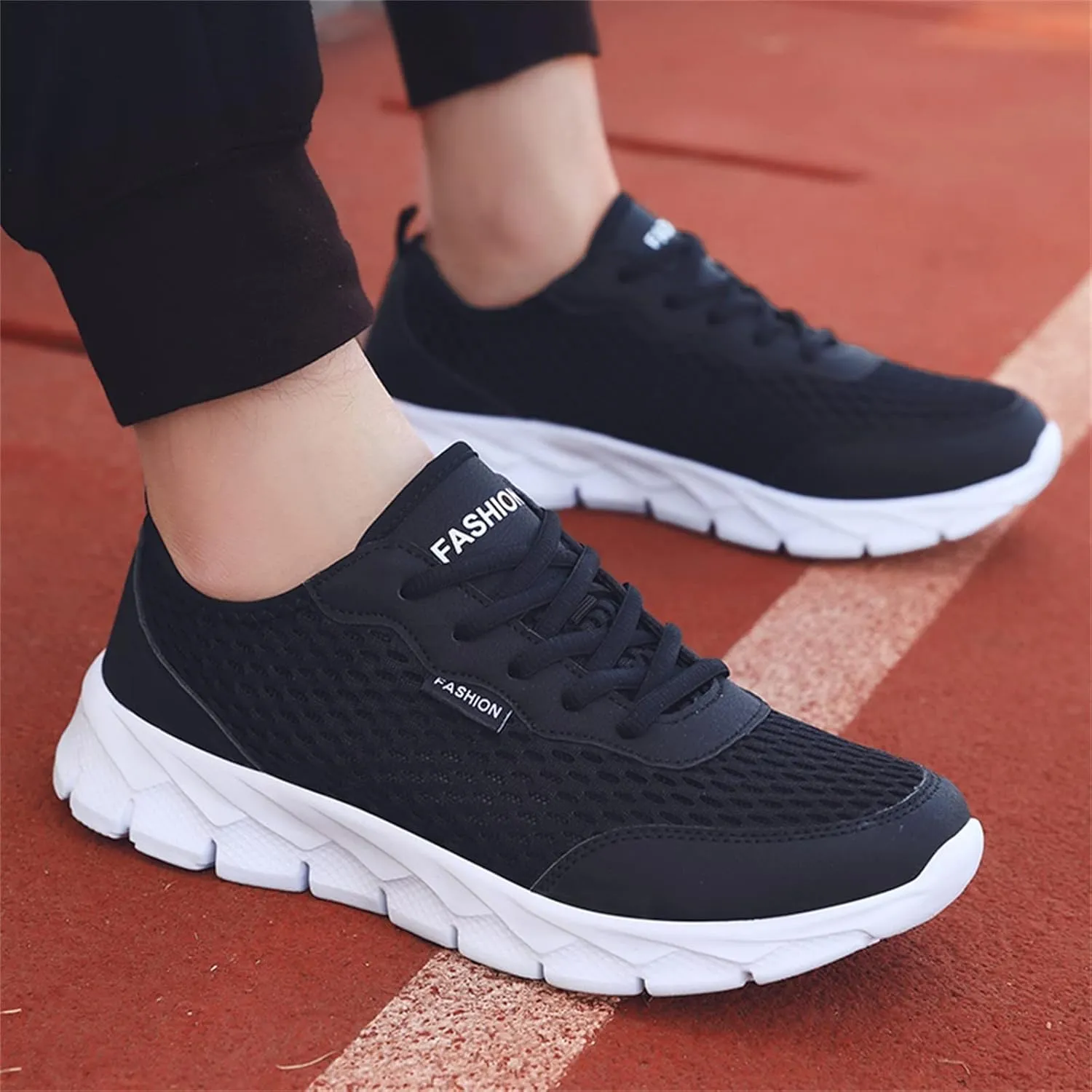 Women's Walking Sock Shoes Elastic Knit Lightweight Mens Dress Shoes Workout Women's Shoes Casual Black Platform Sneaker Red Tennis Shoe Cross Trainer Shoe