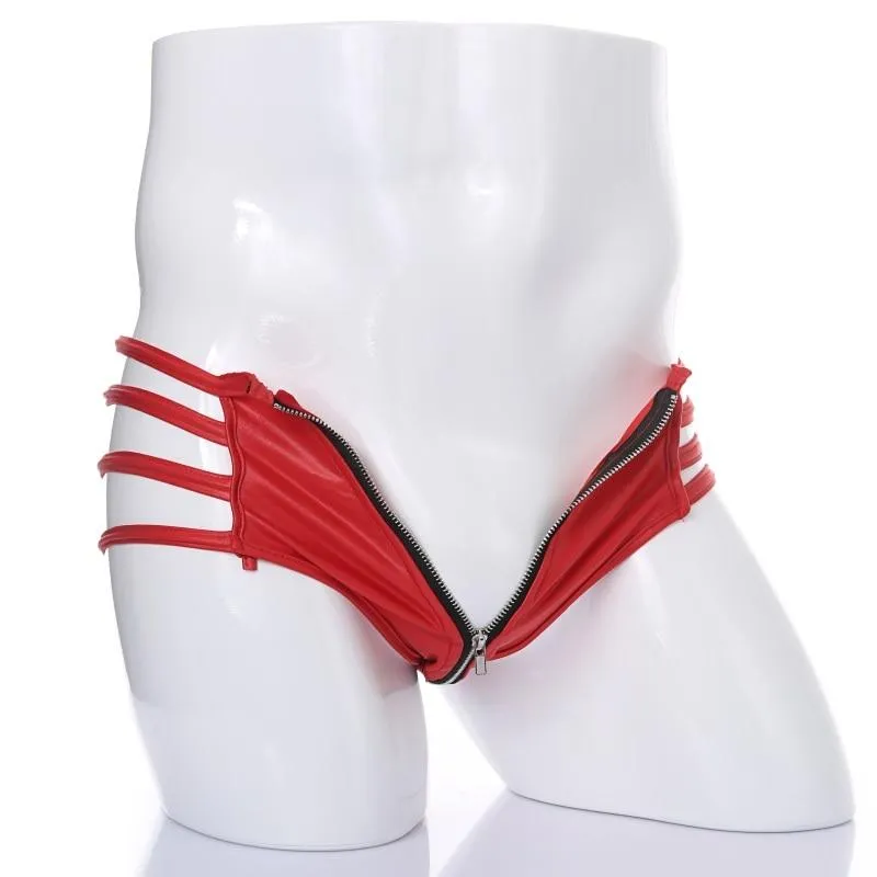 Zipper Strapped Boxer Briefs