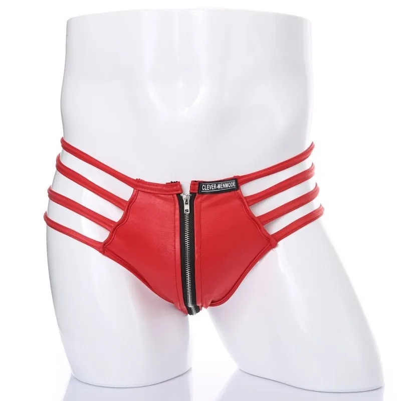 Zipper Strapped Boxer Briefs
